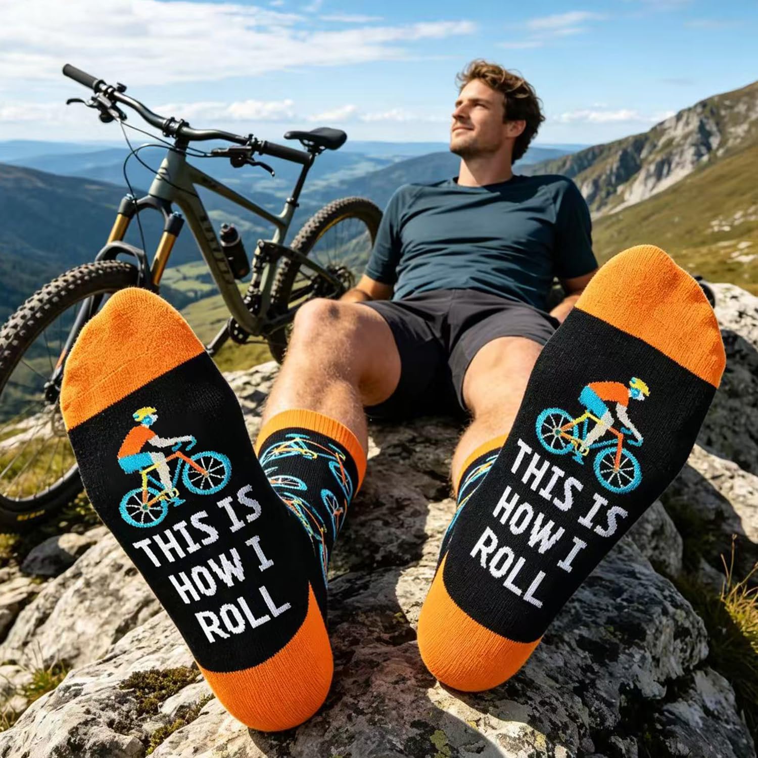 Funny Gifts for Men Women Unique Crew Socks for Friend Family Coworker