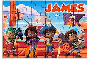 30 Piece Personalized Santiago Jigsaw Puzzle Son, Daughter Gift