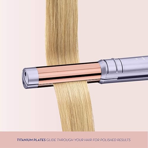 Miniatura 4 de Multiestilizador inalámbrico de titanio sin ataduras de Conair  El primer estilizador inalámbrico de alto rendimiento 2 en 1 recargable para rizos o