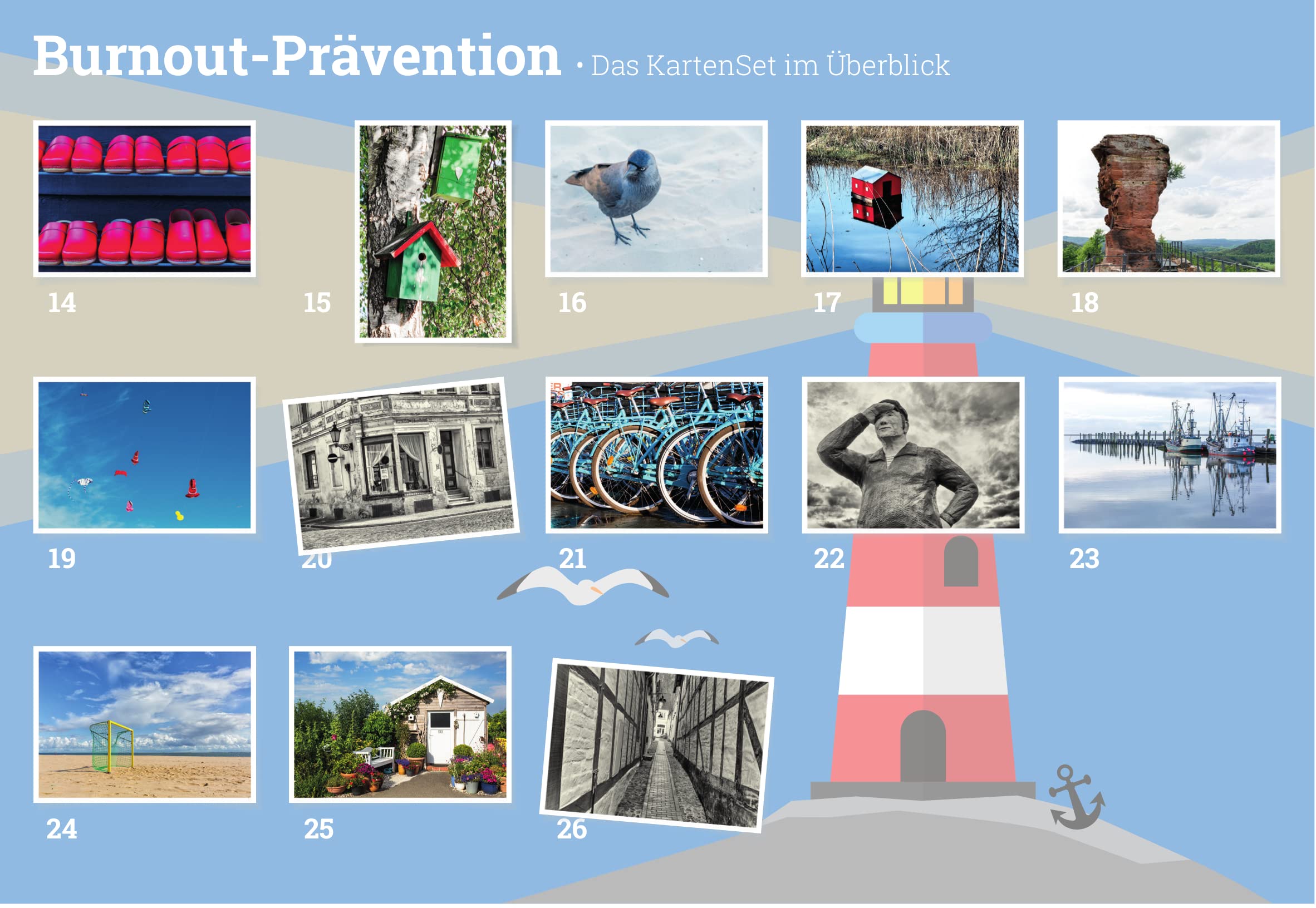 Burnout-Prävention - Das KartenSet: 50 Bildkarten für die kreative Arbeit im Coaching, Training, in der Aus- und Weiterbildung, Therapie und ... ... ... und Supervision (Edition Training aktuell)
