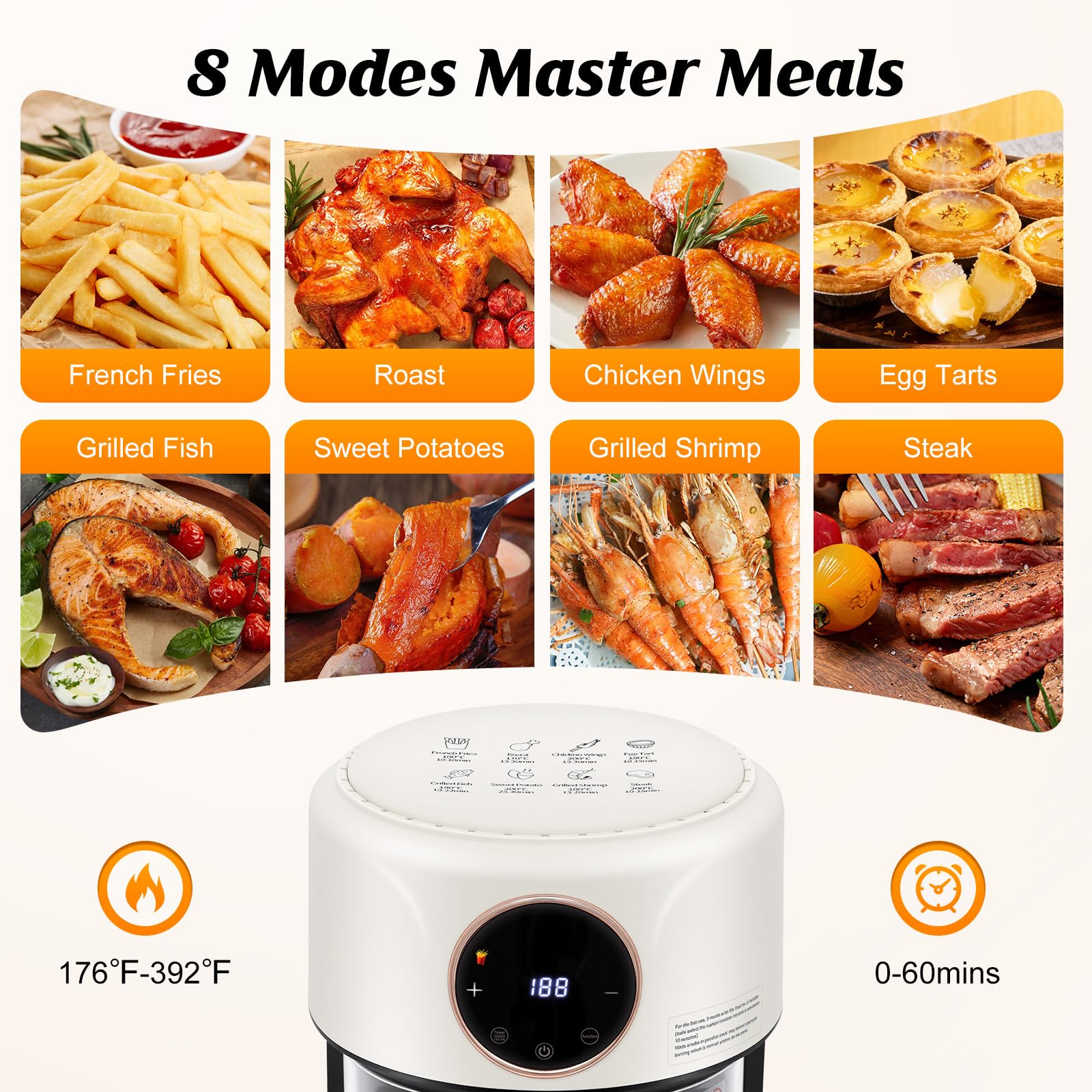 Air Fryer, Freidora de Aire, Freidora Aceite