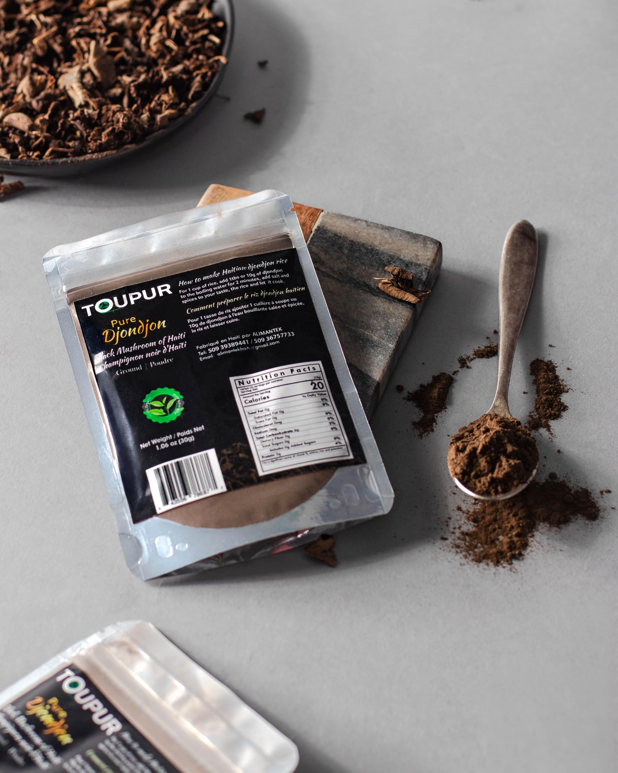 Amazon.com : Toupur Pure Djondjon Powder from Haiti, Ground, 1.06 oz :  Grocery & Gourmet Food
