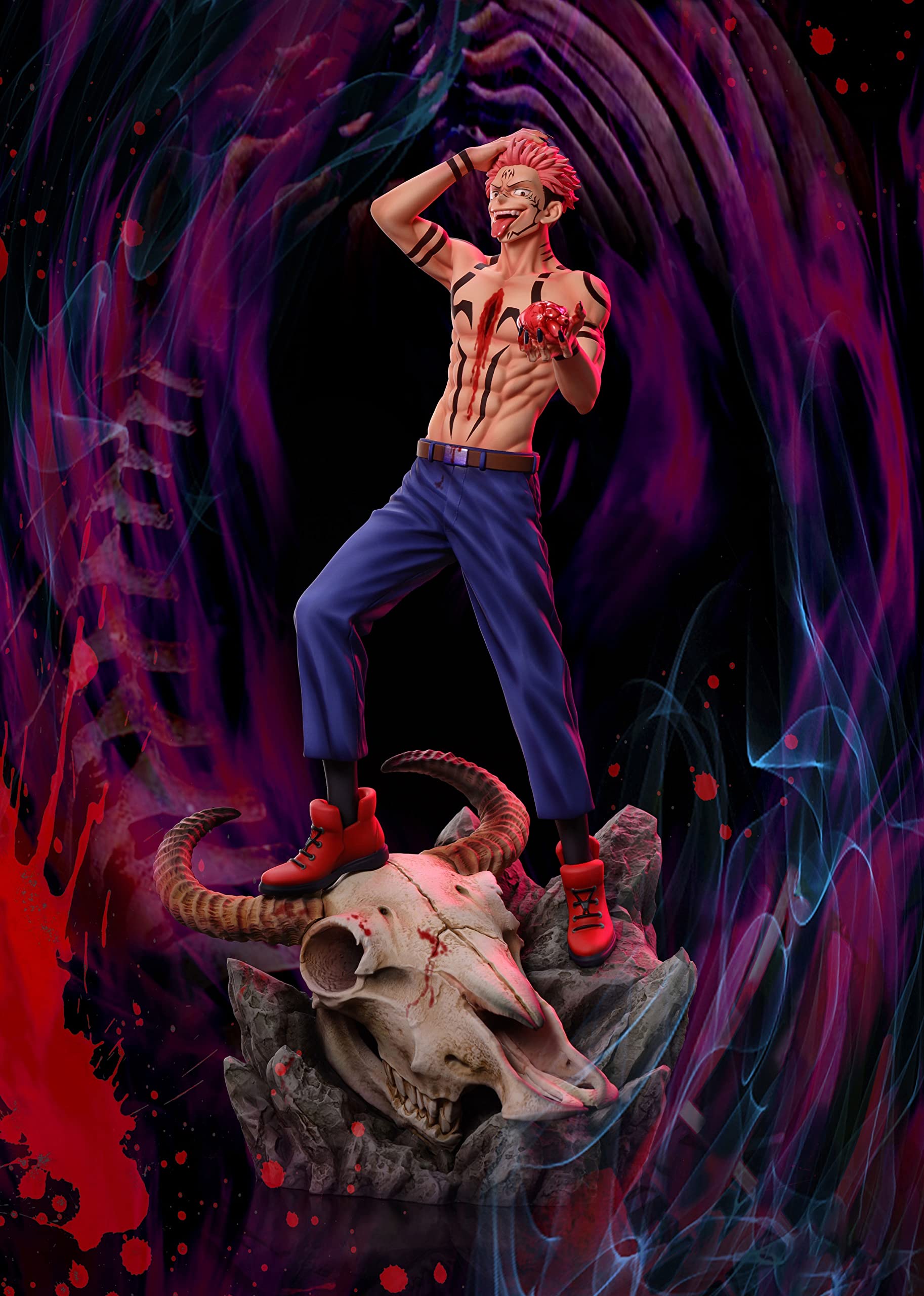 呪術廻戦 両面宿儺 ガレージキット ガレキ スタチュー ②