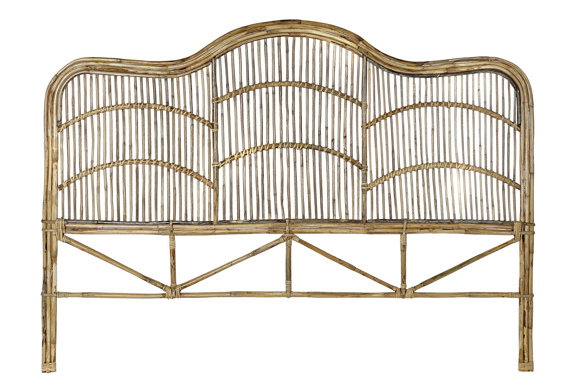 Cabecero de Cama de 178 cm de Ratan Natural Rectangular 172x80x76 cm