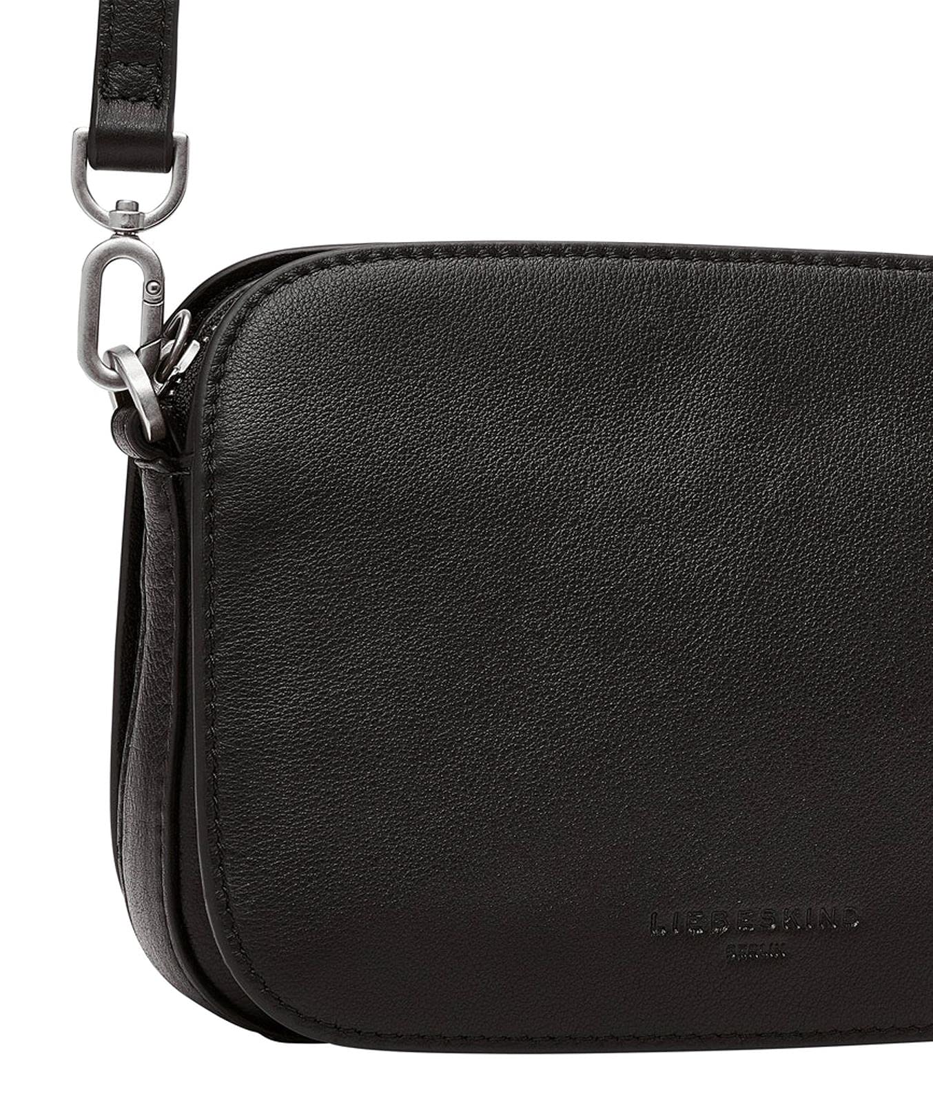 Liebeskind Berlin Umhängetasche Luka – Cross-Body Bag aus Leder mit verstellbaren Schulterriemen – kleine Schultertasche, Fächer mit Reißverschluss – Shoulder Bag, 14.5 x 20.5 x 7 cm, (H x W x D)