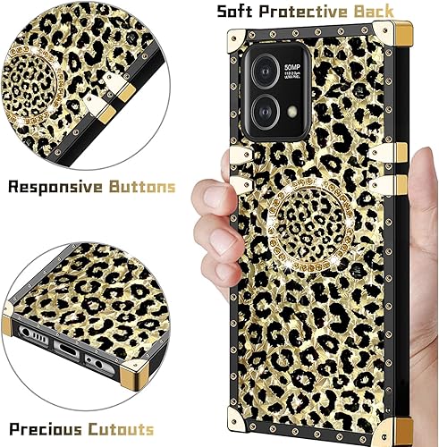 Miniatura 4 de Funda para Motorola G Stylus 0.18 oz 2023, Moto G Stylus 0.18 oz 2023 para mujer, funda de silicona dorada de lujo, a prueba de golpes, cubierta