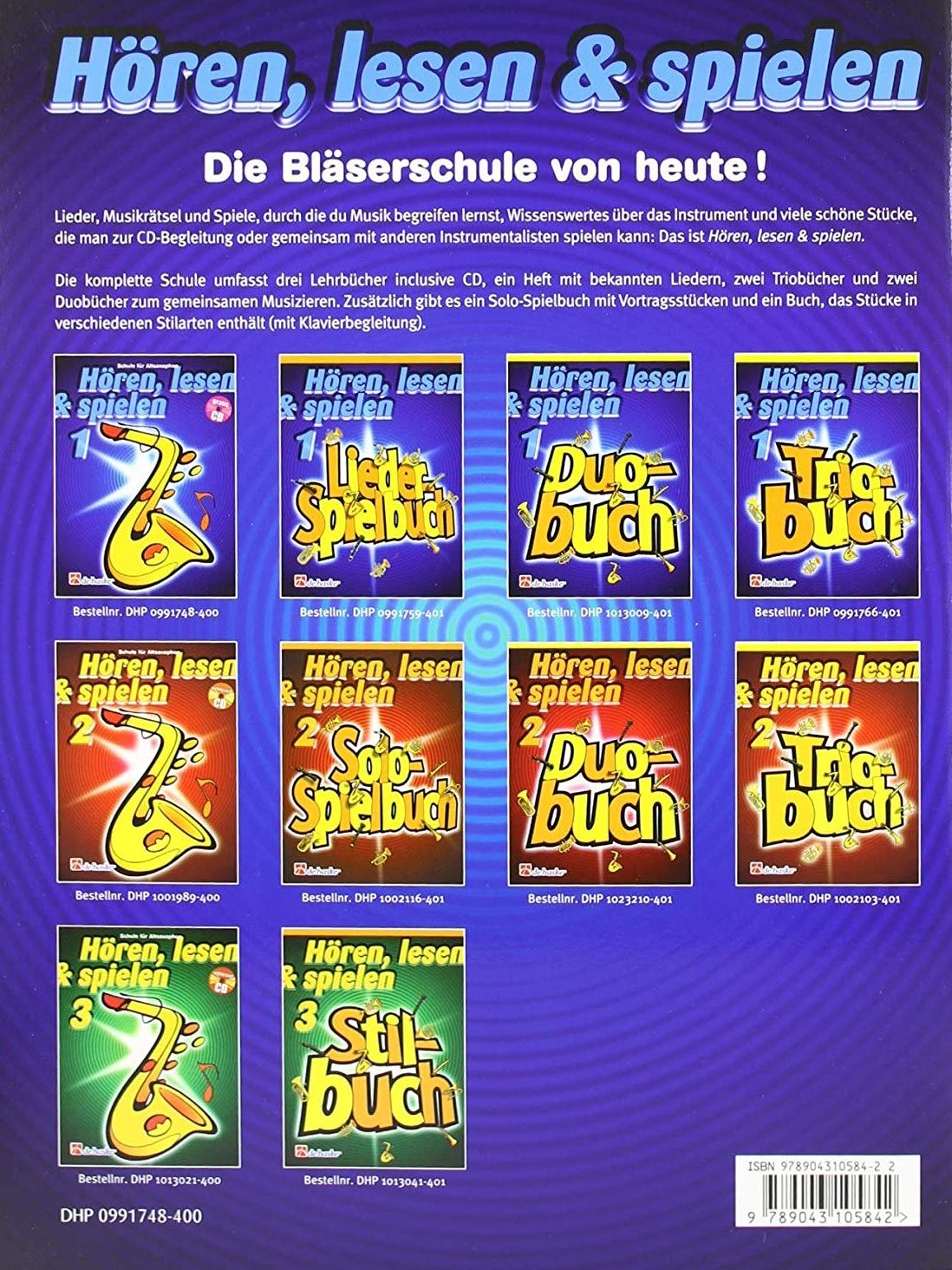Hören, Lesen & Spielen - Schule für Altsaxophon (mit Online-Audio) - ISBN: 9789043163002 Bläserschule für Anfänger Band 1