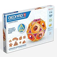 Geomag - Classic Panels 200 pezzi - Costruzioni Magnetiche per Bambini
