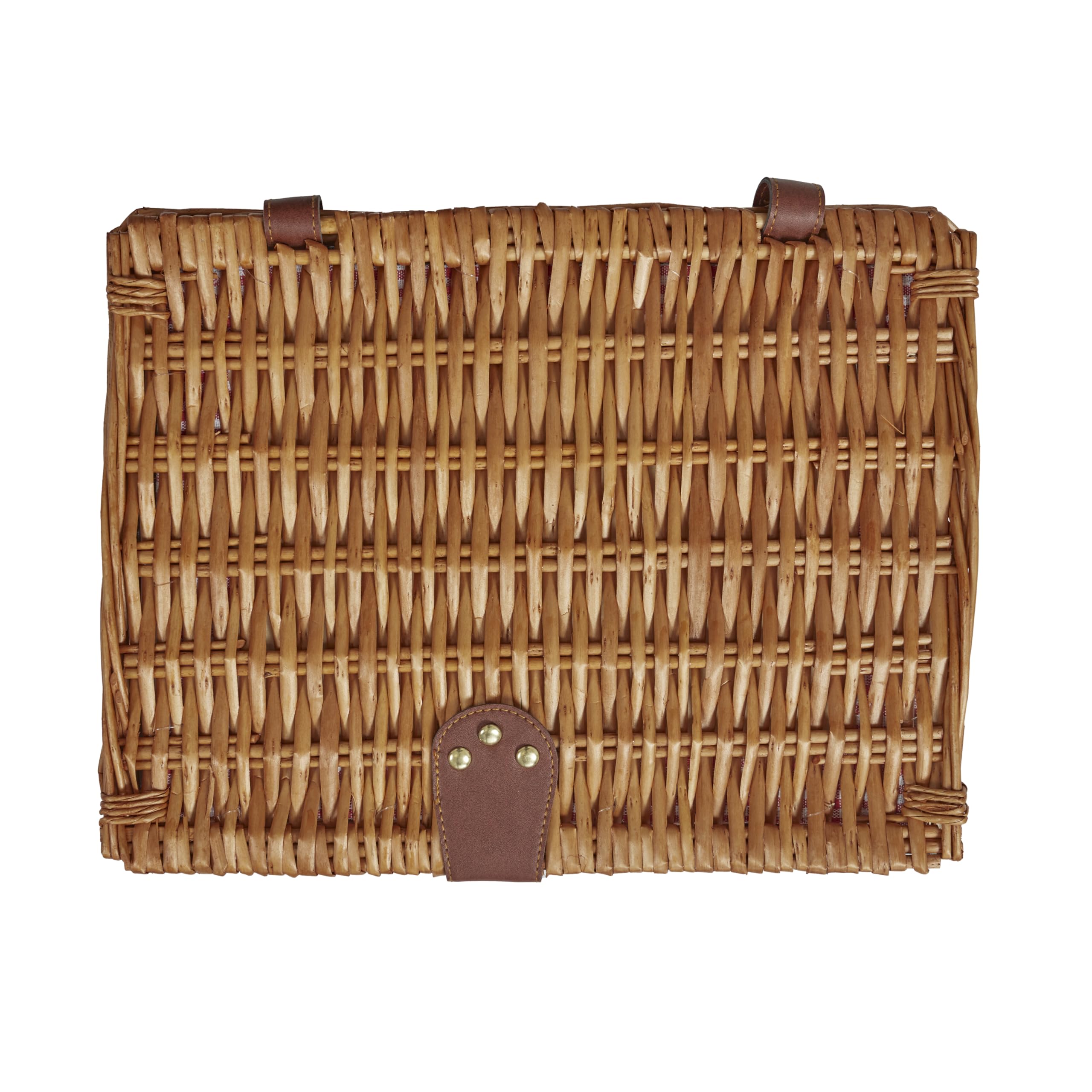 COOK CONCEPT - KA44501 Panier de Pique-Nique 4 Personnes 12L - Lunch Bag et Glacière - Léger et Pratique - Dimensions 19 x 38 x 29 cm - Couleur Marron | Isolé, contenance 12 L, pour 4 personnes, lunch bag et glacière, plastique PP léger, plein air, format