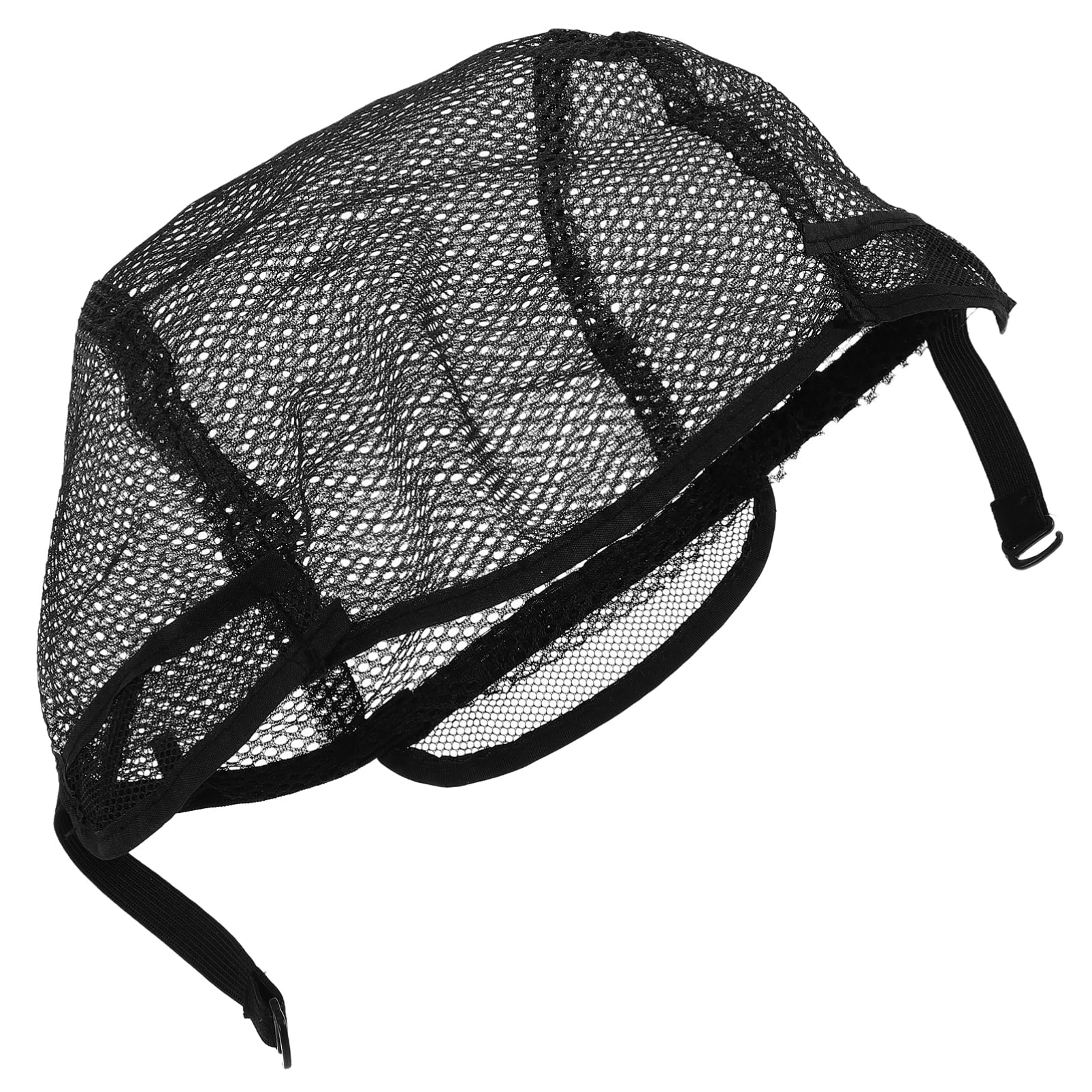 minkissy 2Pc Adjustable Black Mesh Wig Caps Stretchable Fix Wig Hair Net for Easy Weaving and Hair Styling Durable Material for Comfortable Wear