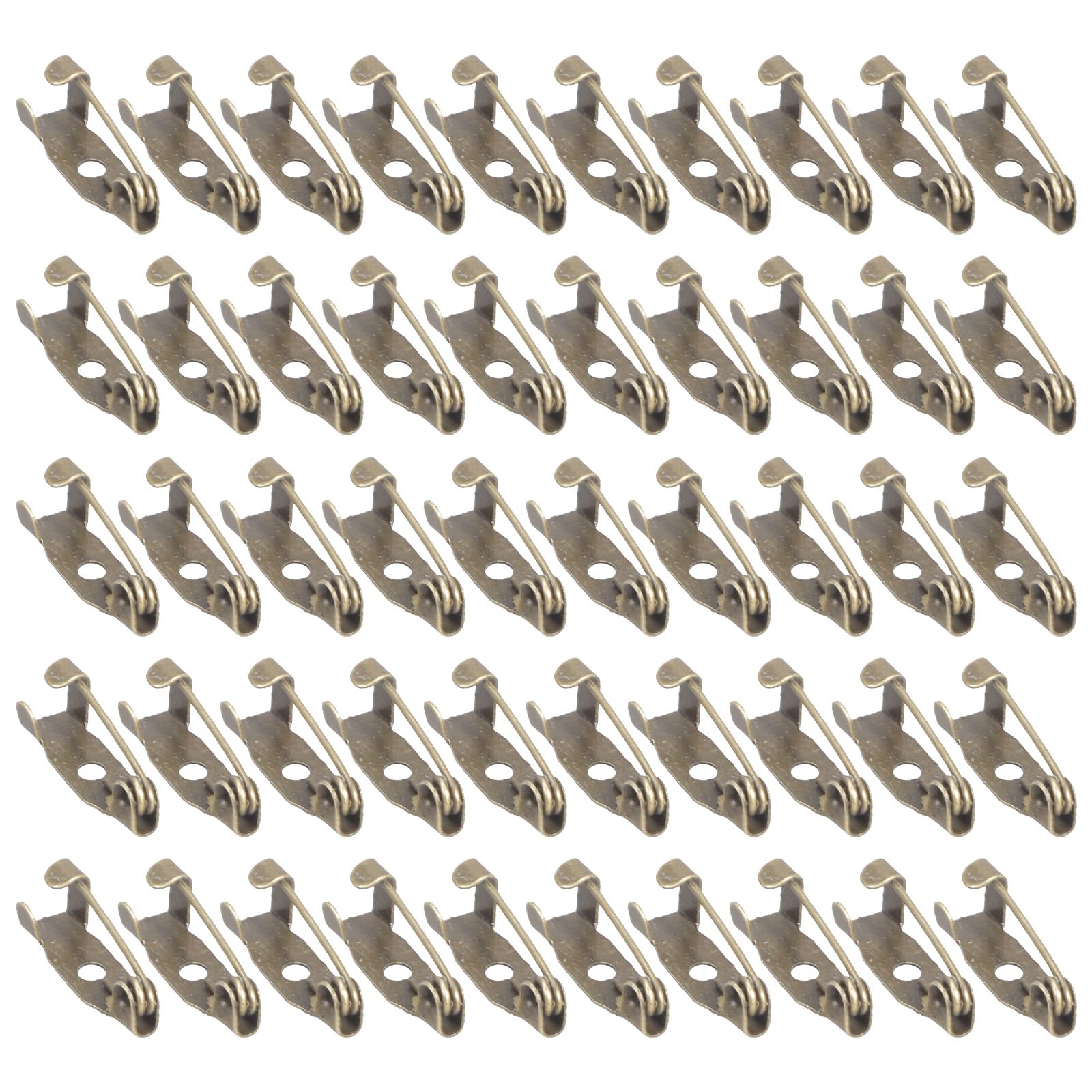 NEWFT Of 50 Brooch Pins with Optional Size Pins Secure Back Clasp for Brooches and Jewelry Project
