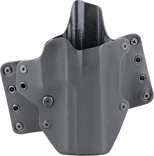 Miniatura 1 de Black Point Tactical 102637 Black Pt. Tactical, búho de ala de cuero, funda para cinturón derecho, se adapta a Sig Sauer P320 tamaño completo, NA