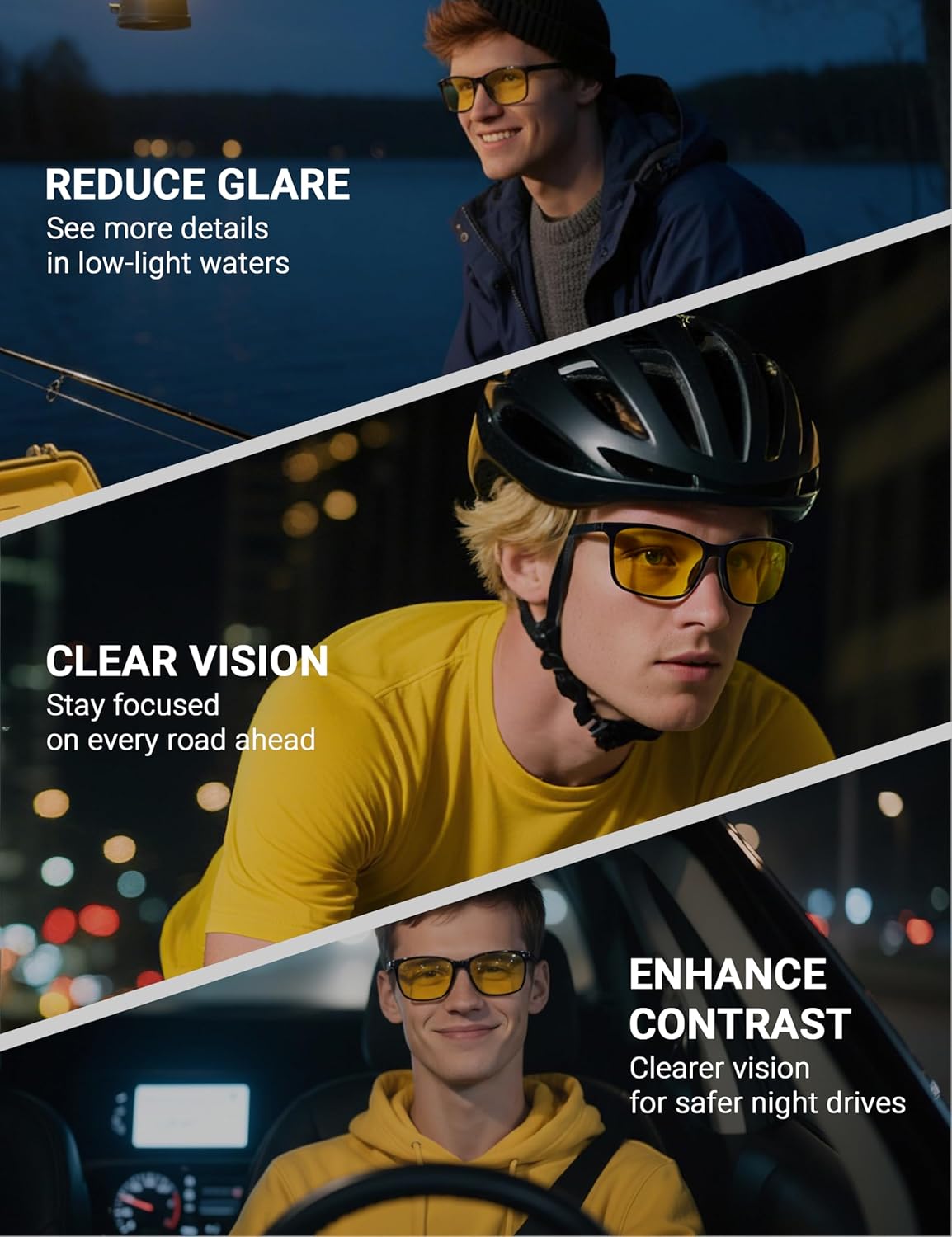 TIJN Sleep Glasses for 99.9% TR90 Blue Green Light Blocking Dual AR Coatings Red Lens for Computer Gaming Reduce Eyestrain