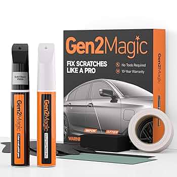 ブラックマジシャン Tin Max faded ?? Amazon.com: Gen2Magic Solid Black Touch Up Paint Pen Kit for