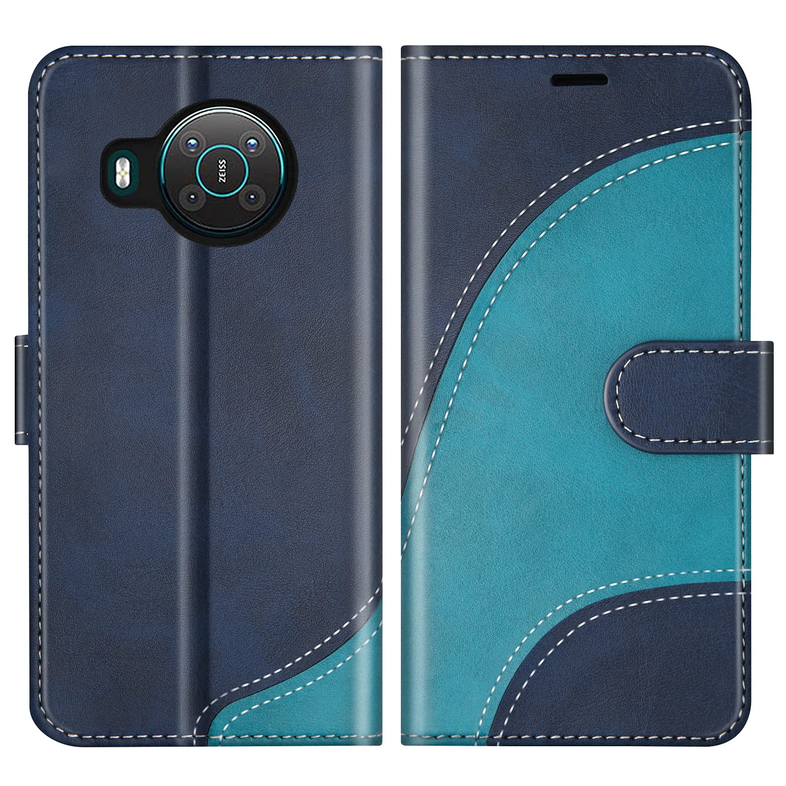 Custodia a portafoglio per Nokia X20 / X10 con supporto e