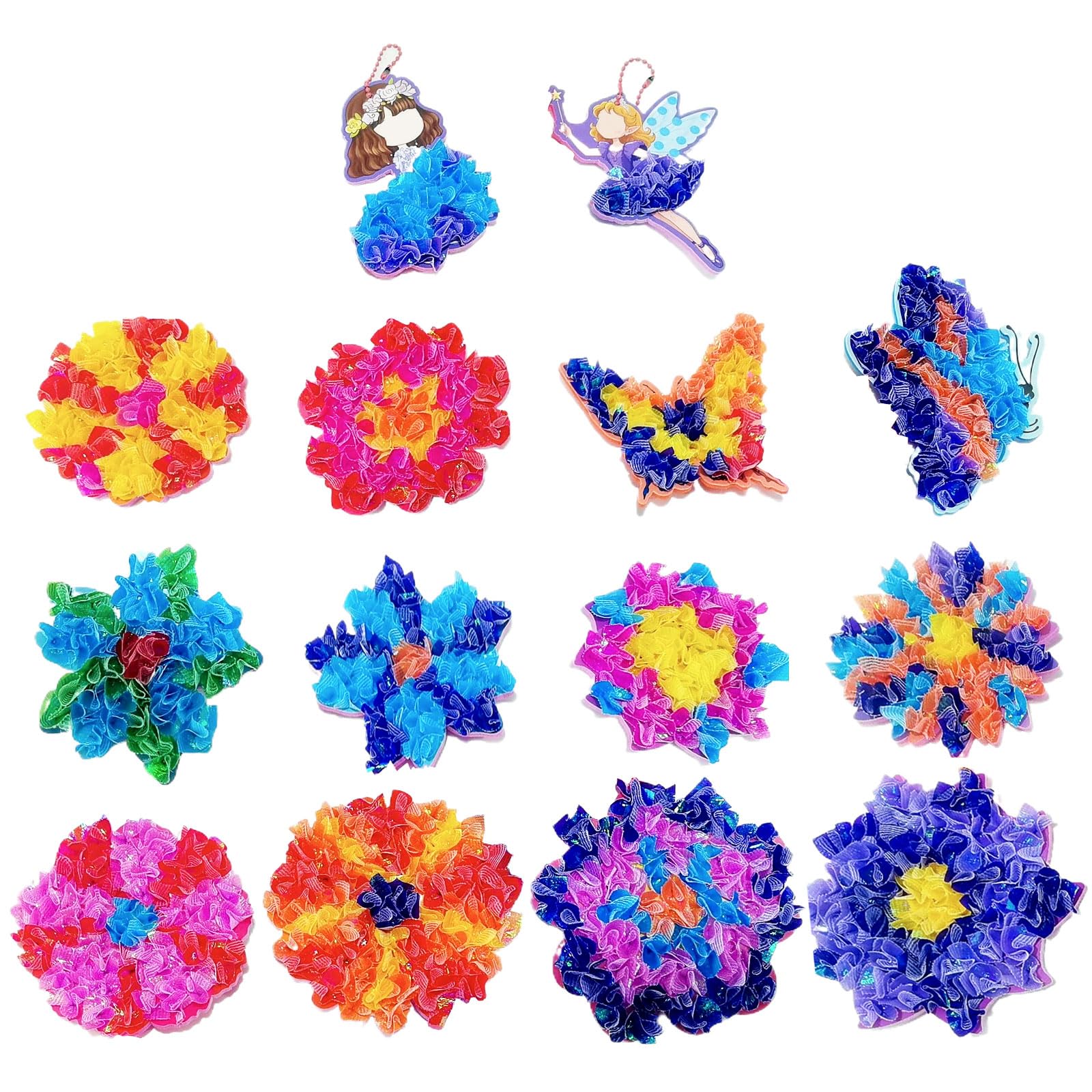 SSKHE Arts and Craft Kits for Kids from 6-4-5 Years, Poke-in Art Gifts 7 8 9 10 Years, Craft Activity Party Favors Supplies Educational Toys Flower Gifts for Children