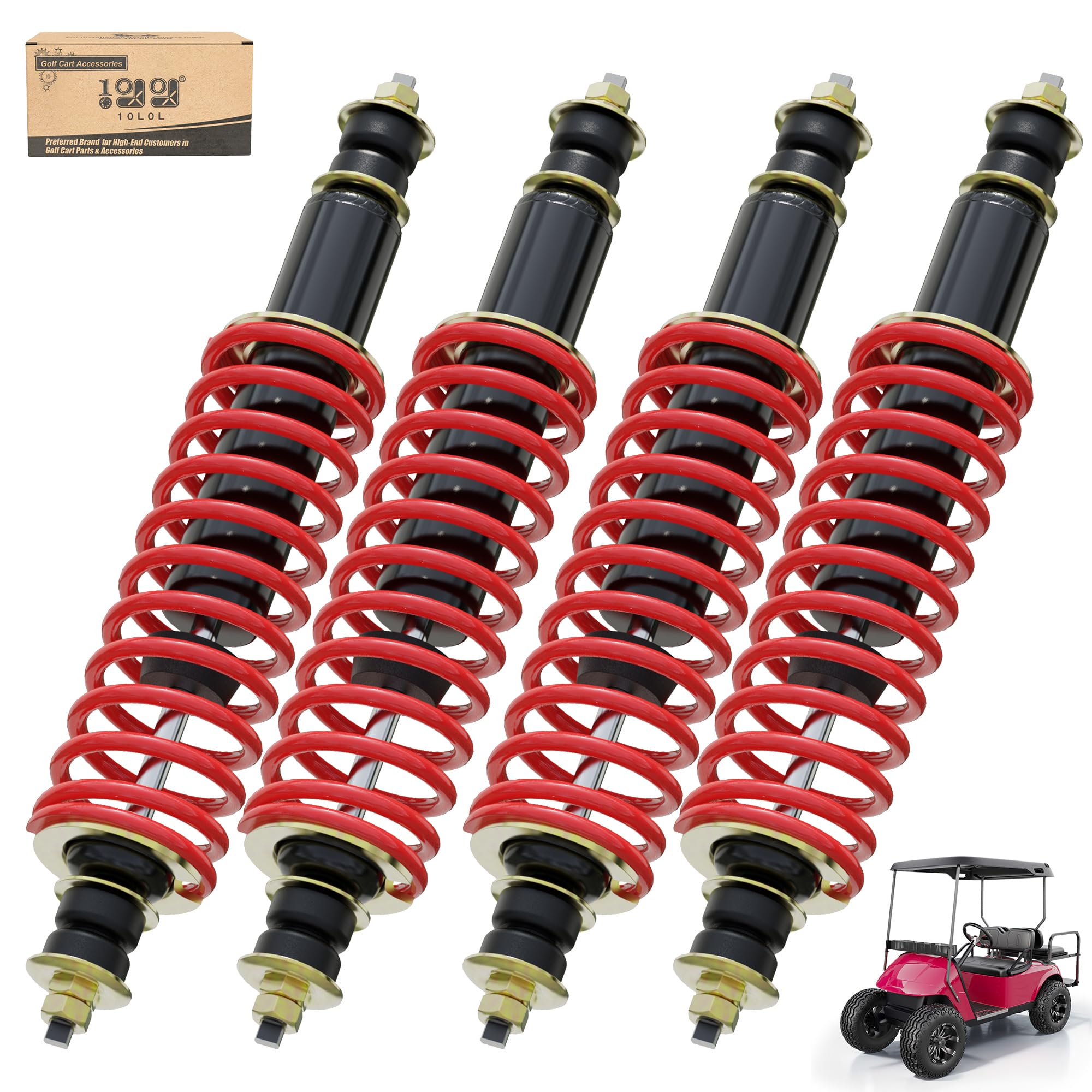 Amazon.com: 10L0L Upgraded Golf Cart Shocks Absorber Front or Rear
