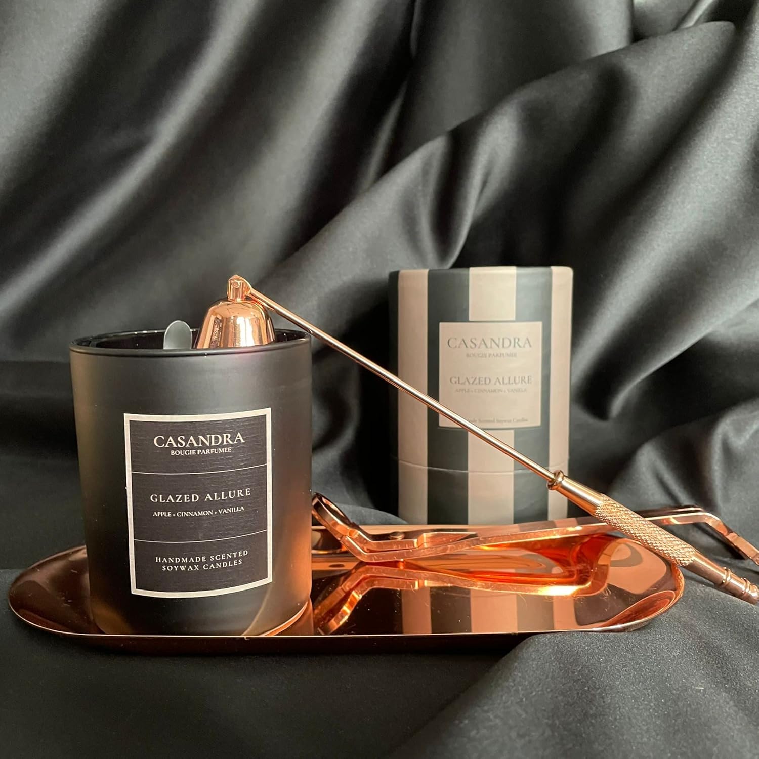 Glazed Allure (Apple & Cinnamon & Vanilla) Soy Wax Candle