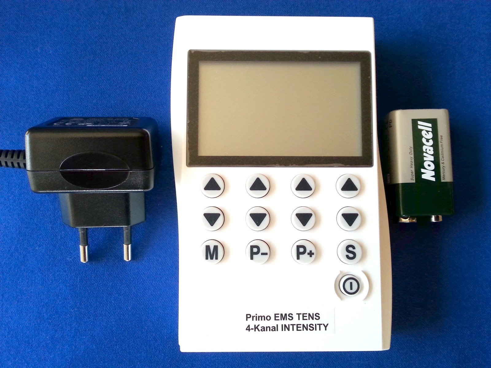 TENS urządzenie 4-kanałowe EMS 220 V, urządzenie prądem drażniącym, 50 programów, stymulator mięśni, terapia bólu, elektroterapia, budowa mięśni, łącznie z płytą CD Elotec