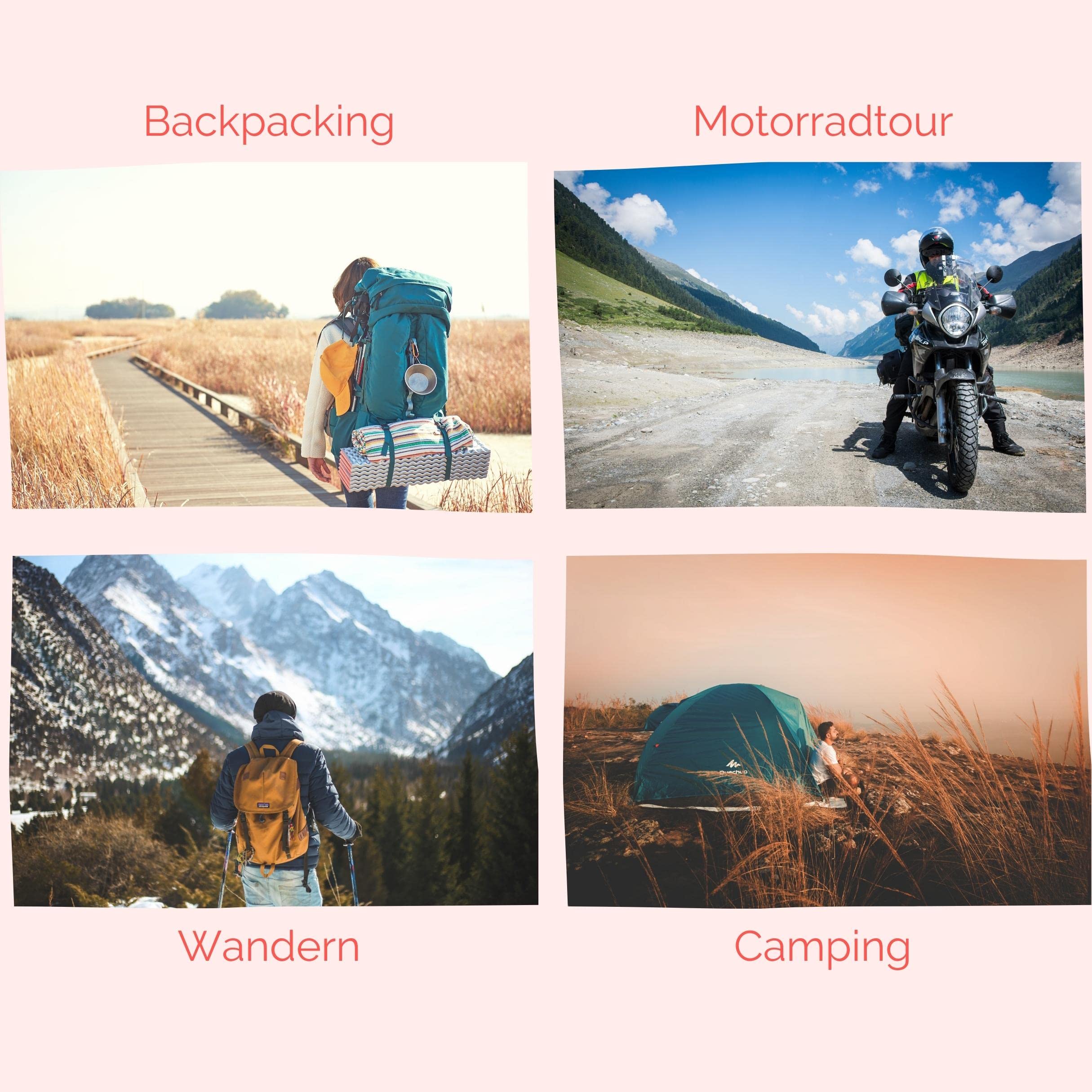 Backpacker's Journey Leichtschlafsack in Ultra kleinem Packmaß. Schlafsack Outdoor Ultraleicht für Damen und Herren. Ideal für Camping, Wandern, Backpacking