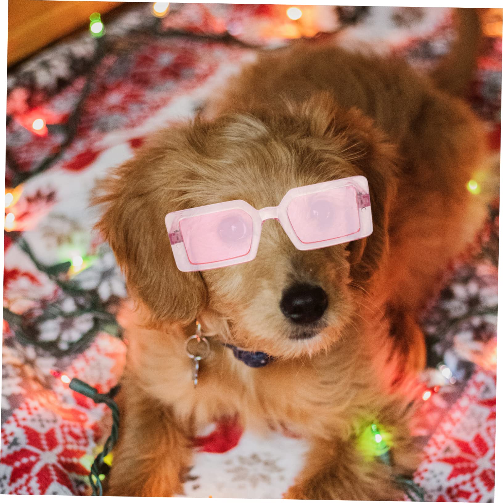 BCOATH 1Pc Cute Dog Sunglasses Stylish Eyewear for Pet Cosplay for Parties and Photos Cool Sunglasses for Dogs Simple Design Ideal for Pet Dress Up