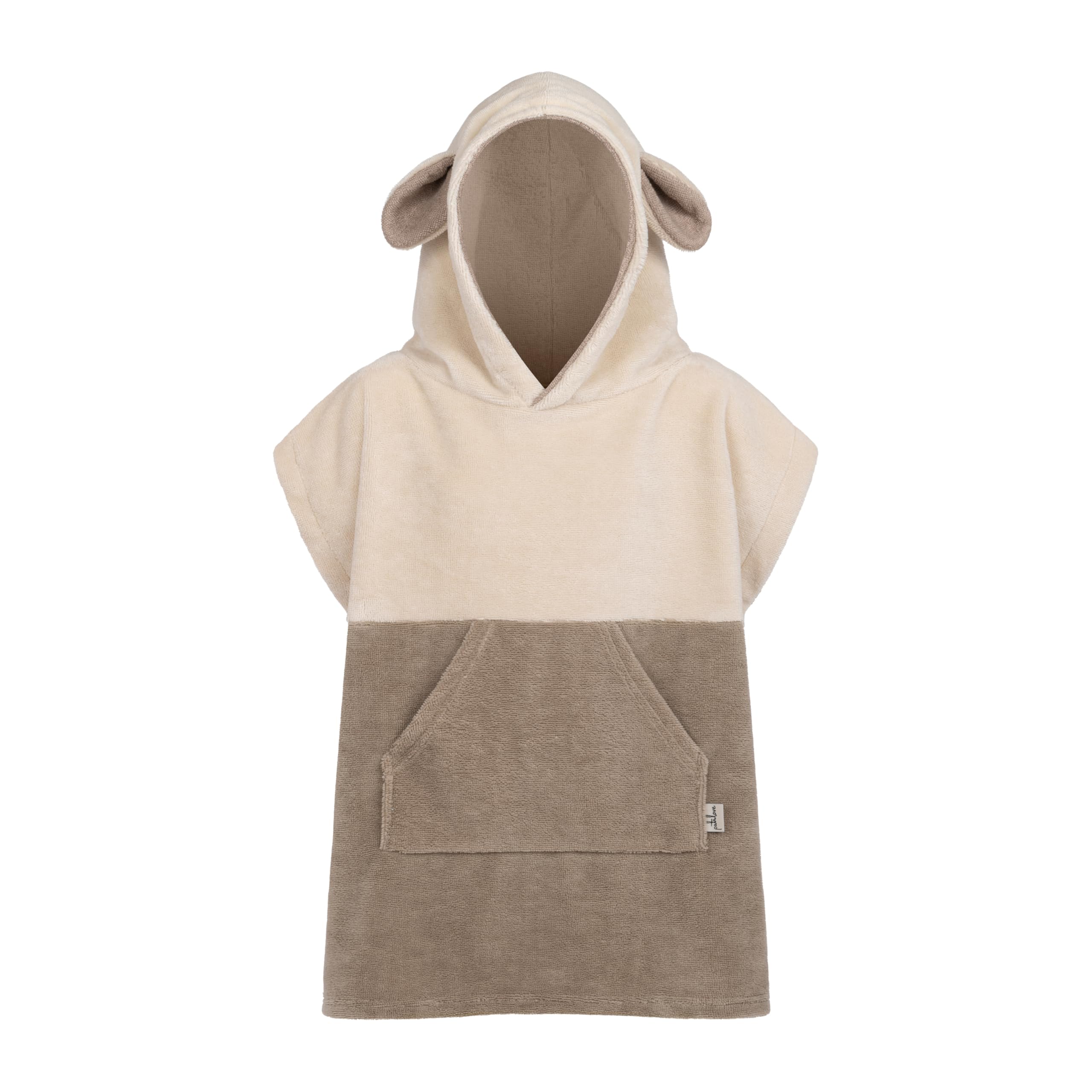 Kinder-Badeponcho Strandponcho Surf SHEEP – mit Schafsohren – Bambus-Baumwoll-Frottee