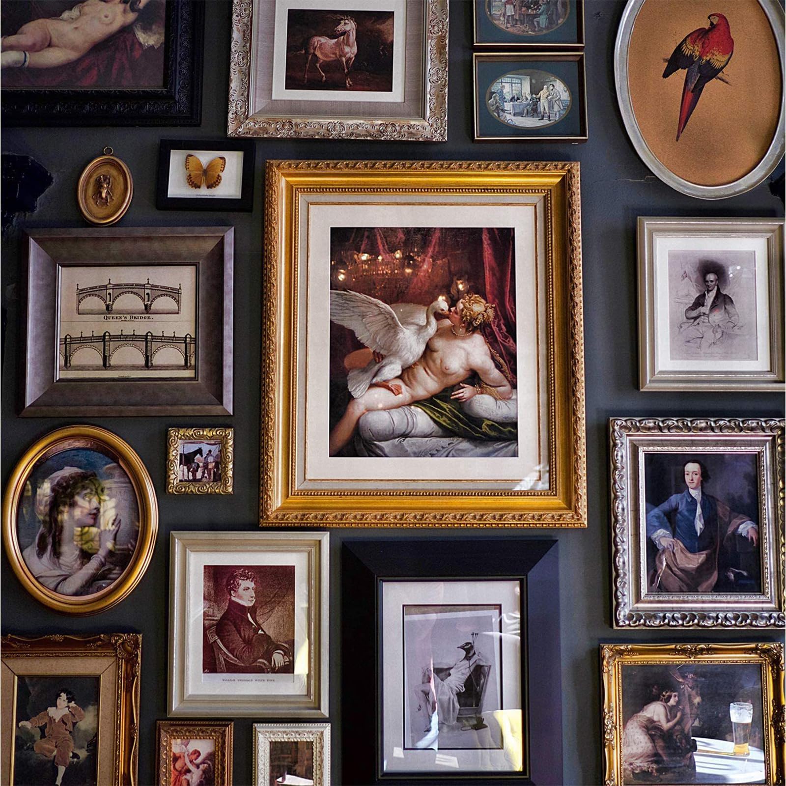 Set di Ganci per Quadri Muro, 130 Pezzi Chiodi Ganci per Quadri Muro, Chiodini per Quadri Muro, per Appendere Foto, Dipinti, Cappelli, Specchi e Altri Oggetti, Ganci Appendi Cartongesso Quadri Ganci