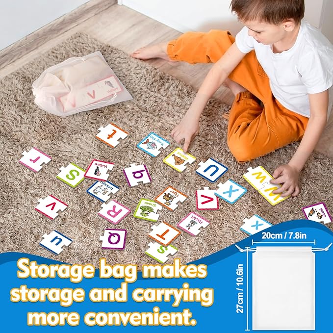 Rompecabezas de Cartón Abecedario para 3 Anos miniatura 6