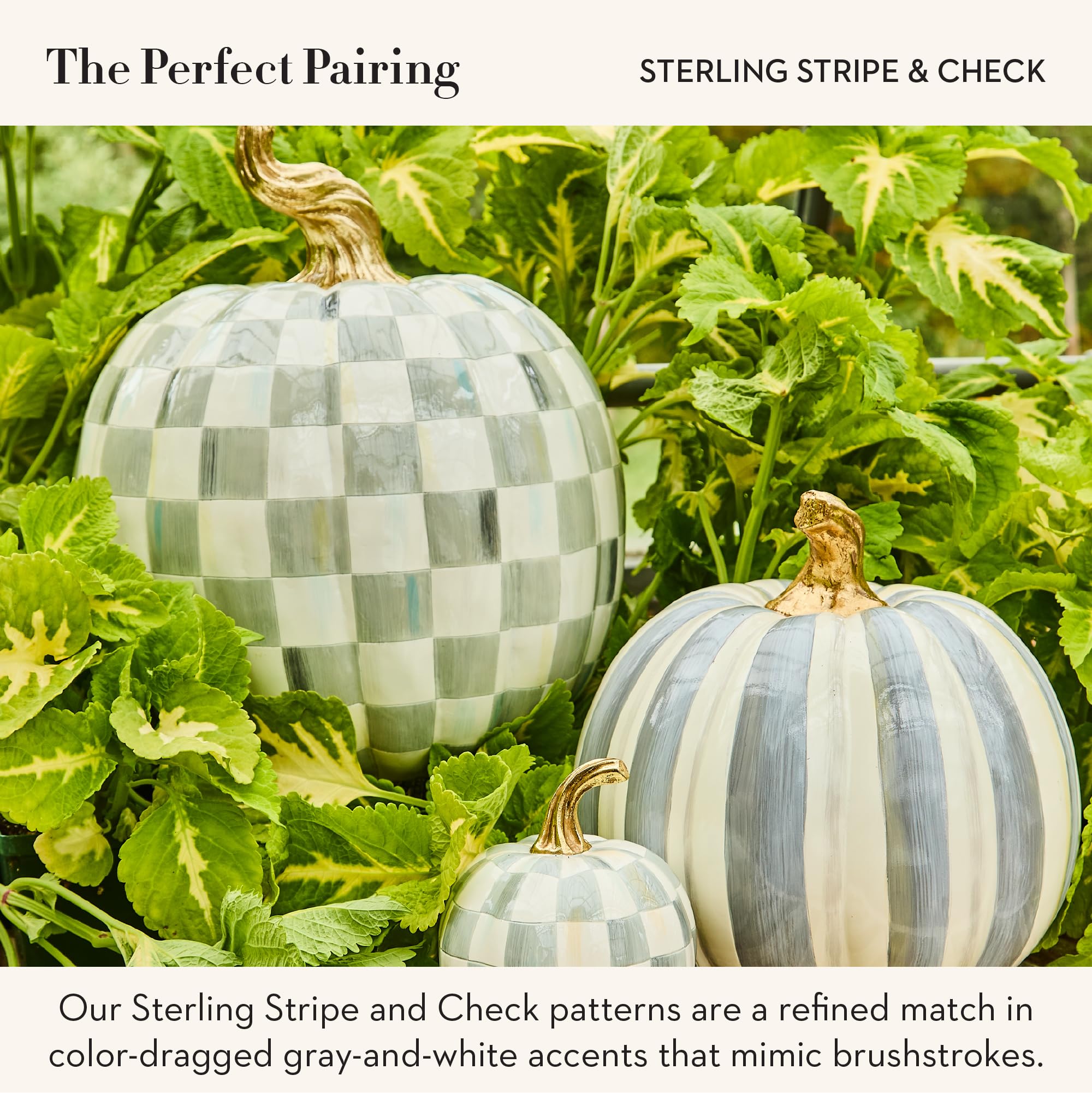 マッケンジーチャイルズ　ハロウィン　パンプキン Amazon.com: MACKENZIE-CHILDS Set of 2 Pumpkins, Resin Halloween