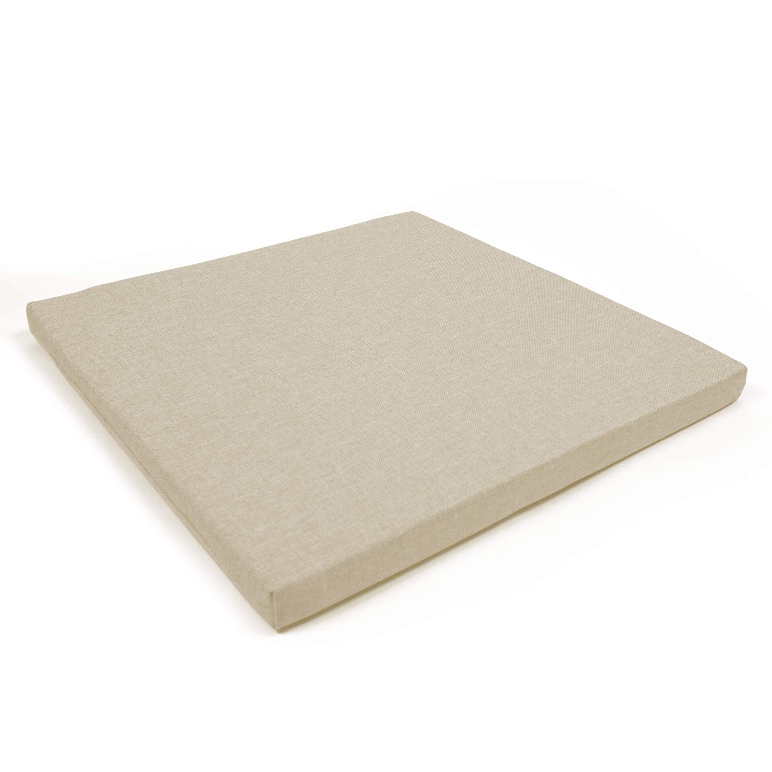 ARKETICOM Sitz, Pack 4 Cuscini per sedie Cucina Crema 35x35, Cuscini Quadrati Sfoderabili Made in Italy