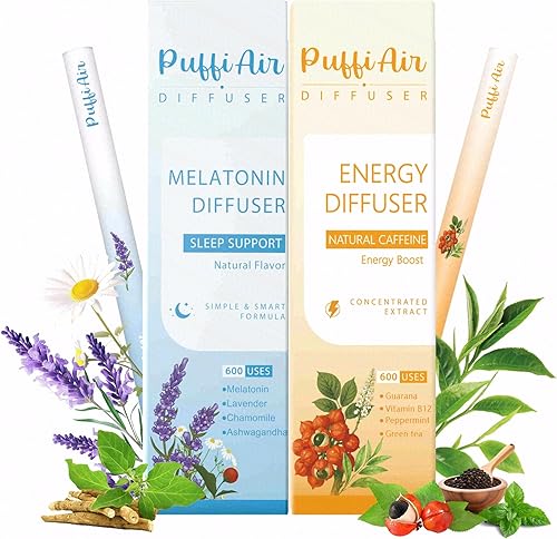 Miniatura 15 de Lápiz difusor de hierbas, difusor de sueño con melatonina, lavanda, ashwagandha y manzanilla para apoyo calmante, intercambio totalmente natural,