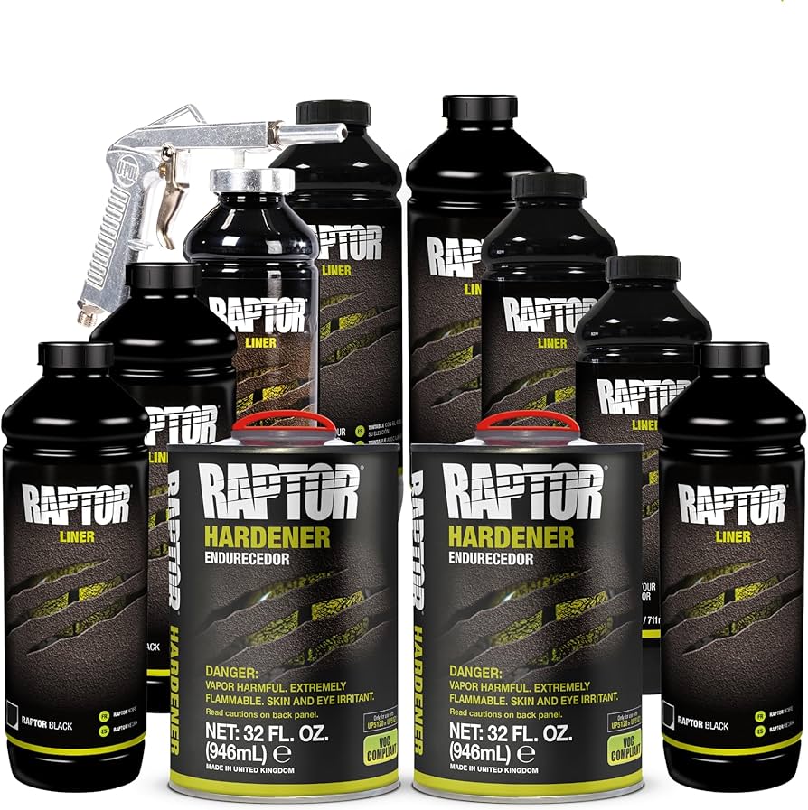 Amazon.com: Raptor Black Urethane Spray-On Truck Bed Liner Kit