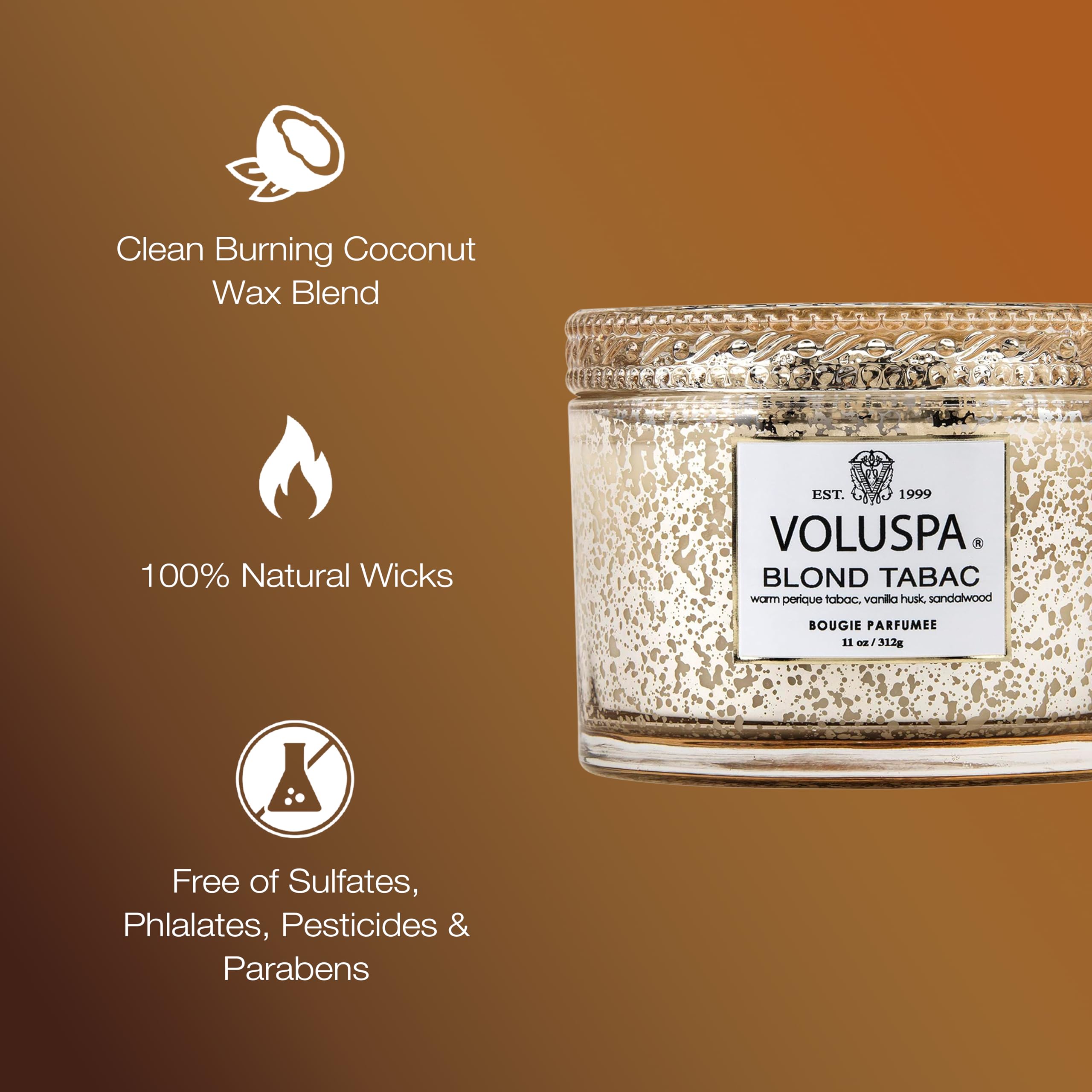 voluspa tobacco Amazon.com: Voluspa Blond Tabac, Corta Maison Boxed Candle, 11 oz, 45 Hour  Burn Time, Coconut Wax for Clean Burning, Handcrafted in the USA : Home &  Kitchen