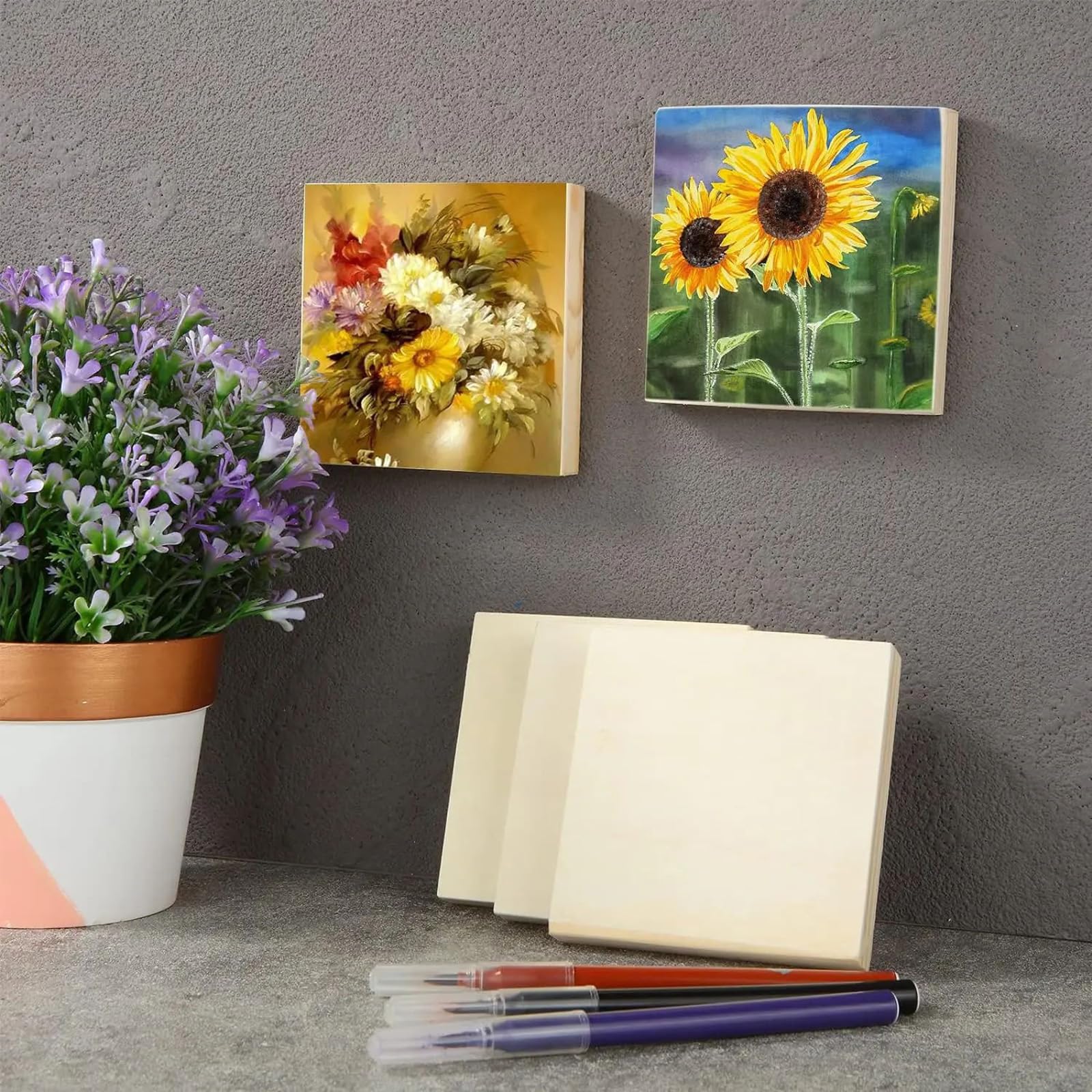 一緒に逃げよう① 25✖️20パネルキャンバス マルオカ公式オンラインショップ / HD-1木製パネル 日本サイズ