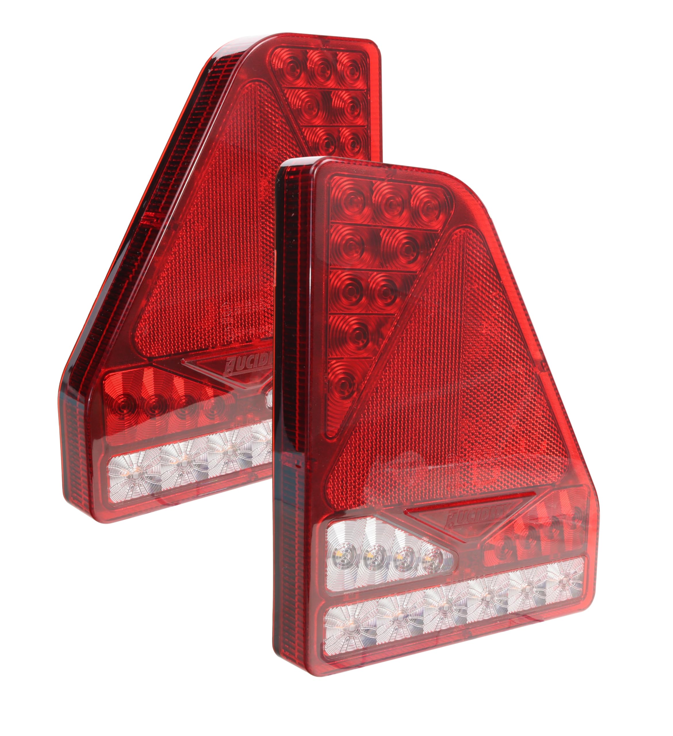 trailer parts4u Juego de luces traseras LED traseras para remolques como Aspöck Earpoint, etc
