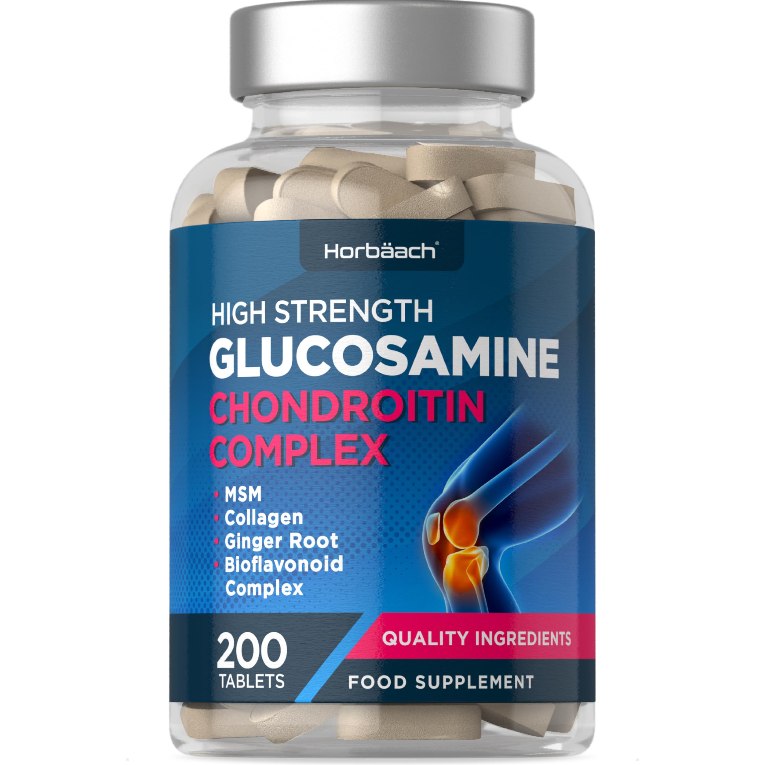 Buy Glucosamine and Chondroitin High Strength Complex 200 s with