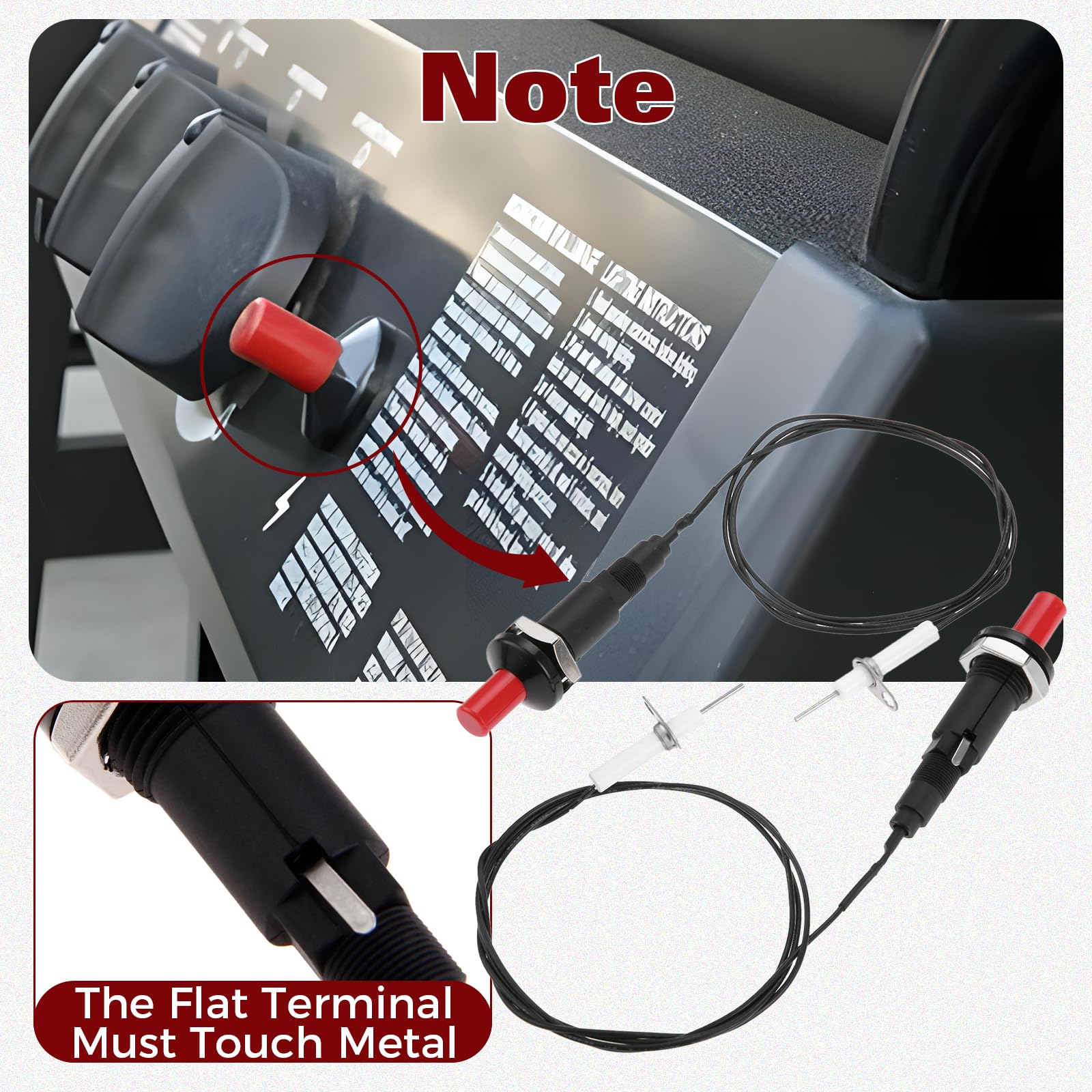 Piezo Spark Igniter For Gas Fireplaces, Ovens & Heaters - Reliable Ignition Electrode By Smeta 11 thumbnail image