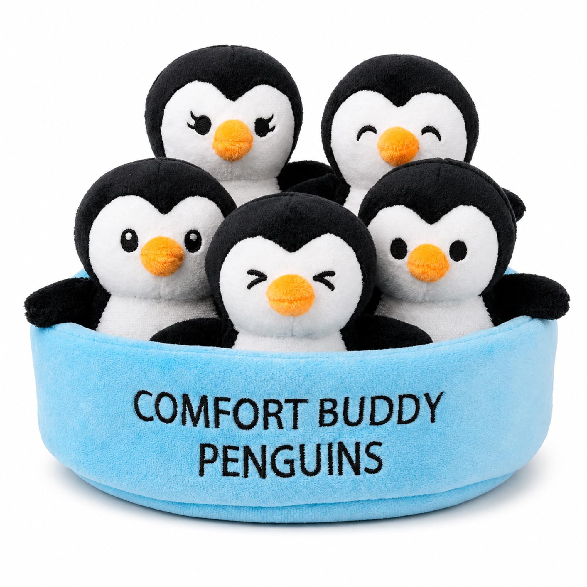 Emotional Comfort &amp; Support Penguins Set of 5, Cute Stuffed Animals