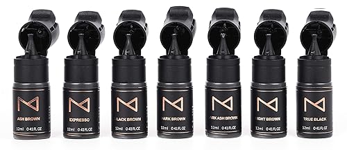Miniatura 5 de M Pigmento líquido cosmético para cejas, polvo para cejas, nano uso en máquina, grado médico, sin mezcla, solo para profesionales, 0.4 fl oz (negro