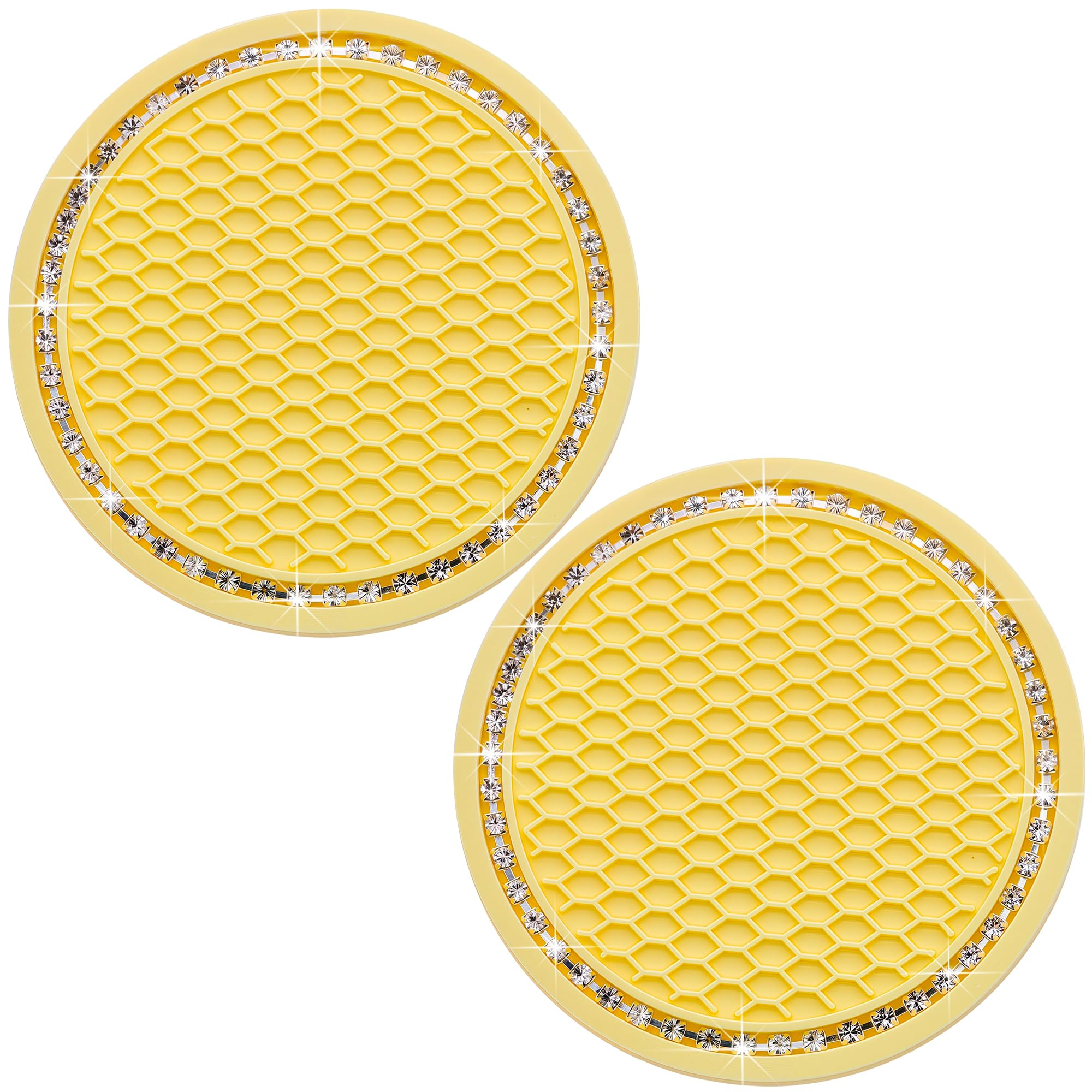 MEAJOO 2PCS Bling Cup Holder Coaster - cup holders | Mubboo