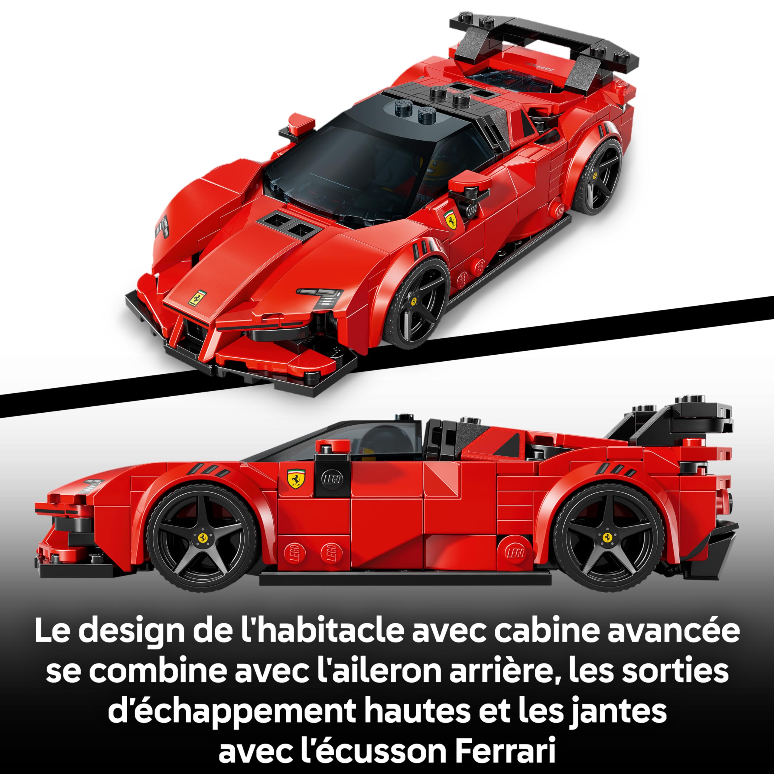 LEGO Speed Champions Voiture de Course Ferrari SF90 XX Stradale - Jouet Voiture pour Garçon dès 9 Ans - Maquette - Minifigurine Collector de Pilote - Idée de Cadeau pour la Fête des Pères 77254