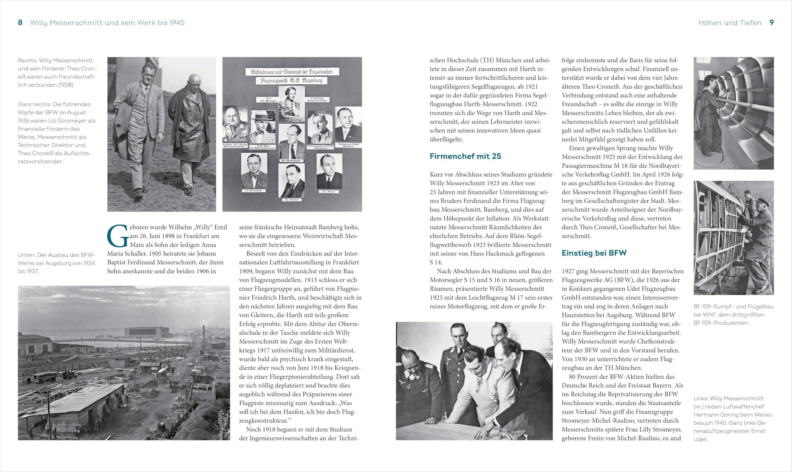 Flugzeug Typenatlas – Das große Messerschmitt Flugzeugbuch: Willy Messerschmitt & seine legendären Konstruktionen. Alle Flugzeuge der Firma Messerschmitt in einem Band - von der Bf 109 bis zur Me 262