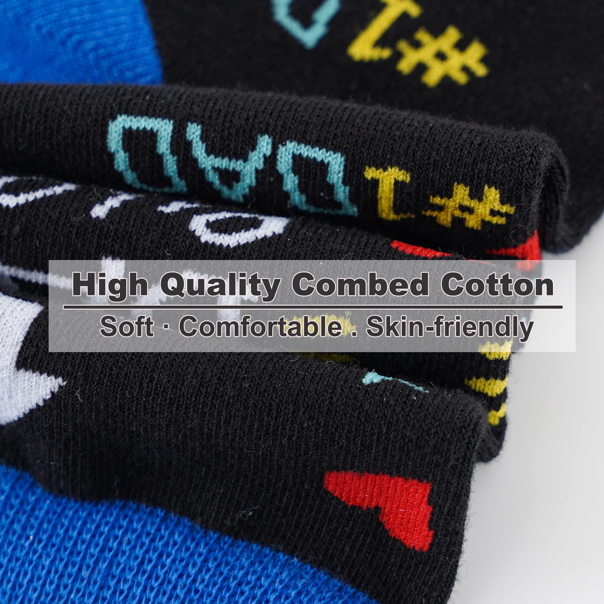 Calzini Vestito Arte da Uomo Calze Fantasia Uomo Calze Lunghe in Cotone Calzini Stampato Famose Moda Colorate Divertente Disegni