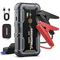 Avviatore Batteria Auto 6000A, 20000MAH Avviatore Emergenza per Auto, Moto 12V(Tutti Gas o 12L Diesel)Jump Starter Torcia a LED, Cavo di Avviamento AIMAPOW