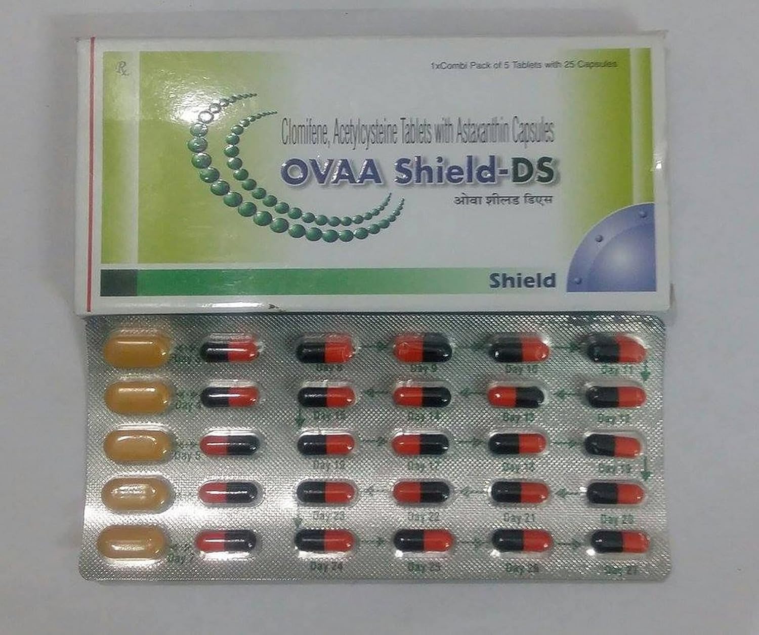 Ovaa ShieldDS Strip of 30 Capsules Amazon.in Health & Personal Care