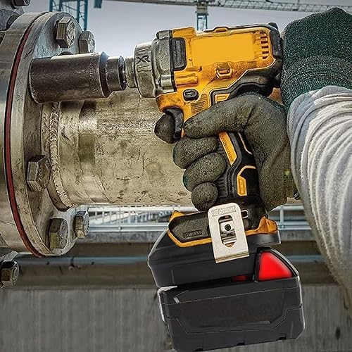 Miniatura 6 de TPDL Adaptador para batería Milwaukee M18 a herramientas DeWalt, adaptador de batería MIL18DL convertido para batería de litio de 18 V Milwaukee a