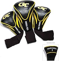 Vista 24 de Team Golf NCAA Numerado 1, 3 y X, se adapta a conductores de gran tamaño, utilidad, clubes de rescate y calles, forro de terciopelo para protección