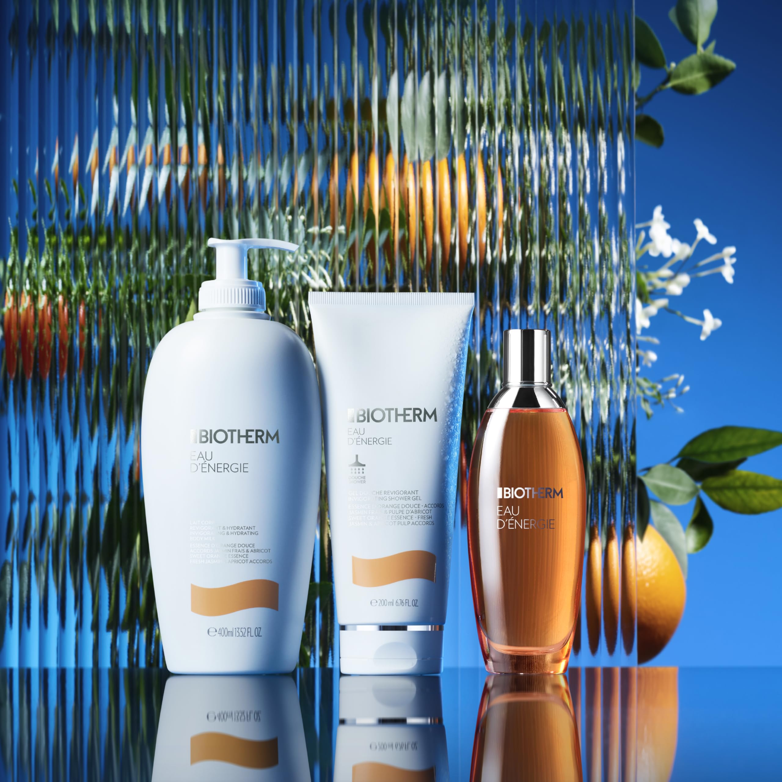 Biotherm Eau d'Energie Eau de Toilette, erfrischender Körperpflegeduft für Damen, Körperduft mit fruchtigen Essenzen von Orange, Mandarine und Zitrone, belebt und erfrischt die Haut intensiv