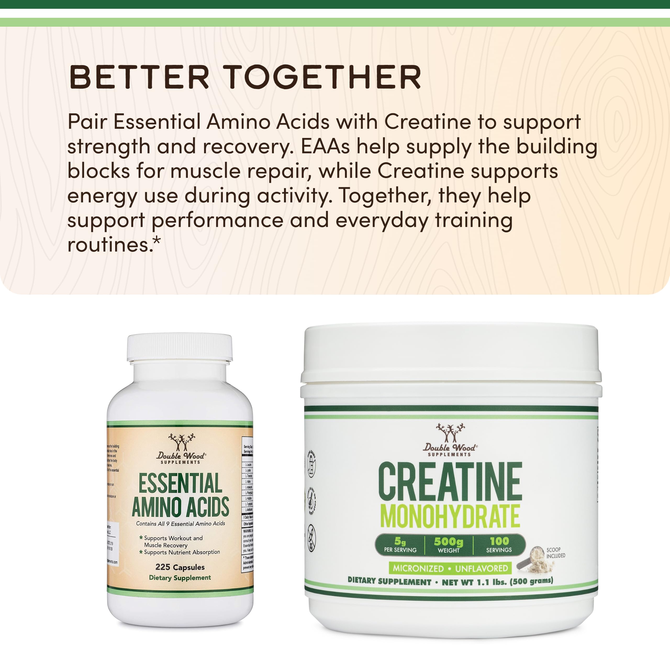 EAA Capsules, BCAAs, All 9 Essential Amino Acids, 225 Ct — Amazon image 5