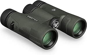 Vortex Optics Diamondback HD 10x28 Binoculars - HD Optical System, Non-slip Grip, Waterproof, Fogproof, Shockproof, Included Carry Case - Unlimited, Unconditional Warranty asin的图片